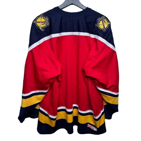 Vintage Maska CCM Florida Panthers NHL Jersey XL - Picture 3 of 6
